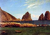 Albert Bierstadt Famous Paintings - Capri